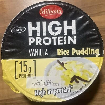 Ризото с високо съдържание на протеин с вкус на ванилия / High Protein Rice Pudding Vanilla Flavour