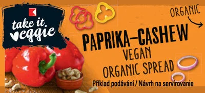 Био паста за намазване K-takeit с паприка и кашу / K-takeit Bio Spread Paprika Cashew