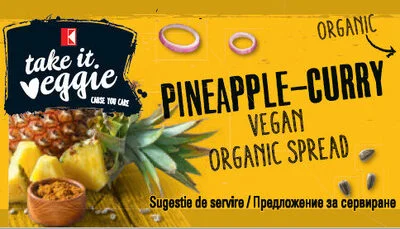 Био намазка K-take it veggie с ананас и къри / K-take it veggie Bio Spread Pineapple Curry