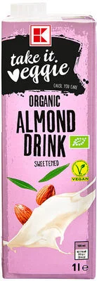 Био бадемово мляко K-take it veggie подсладено / K-take it veggie Sweetened Almond Drink