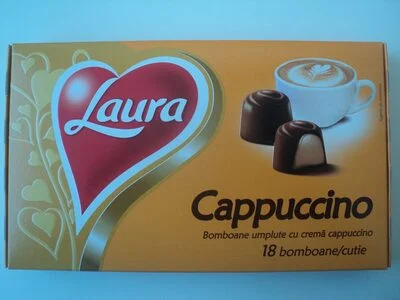 Млечни бонбони с капучино пълнеж (52%) / Milk Compound Candies filled with Cappuccino Filling (52%)