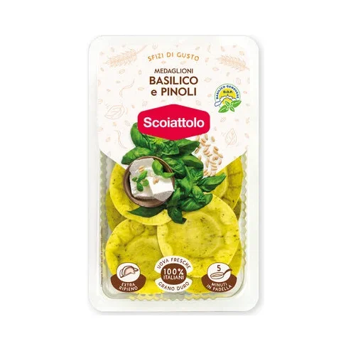 Медальони с босилек и кедрови ядки - Scoiattolo