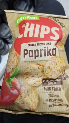 Чипс от царевица и кафяв ориз с паприка / Chips Corn & Brown Rice Paprika