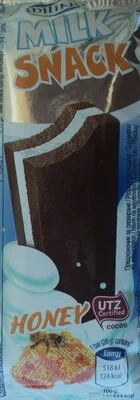 Батон Milino с кремообразна плънка с мед и мляко / Milino Baton with Creamy Filling with Honey and Milk