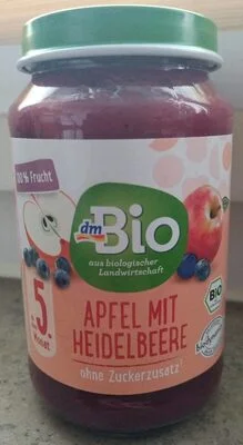 Ябълка с боровинка (от 5. месец) / Apple with Blueberry (from 5 months)