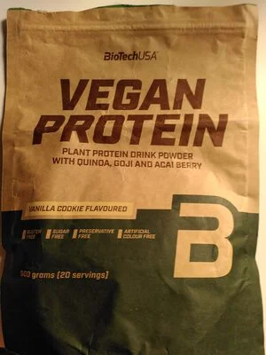 Vegan Protein Vanilla Cookie Flavoured - BiotechUSA