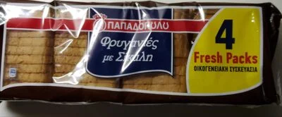 Φρυγανιές με σίκαλη - Παπαδοπούλου
