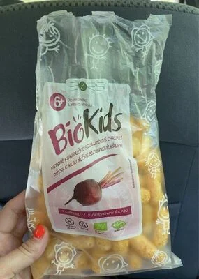 Снакс био Biokids царевичен червено цвекло 55 гр за деца