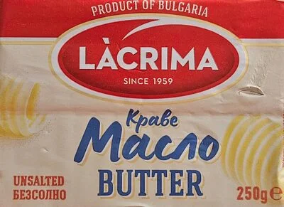 Безсолно краве масло 82% - LaCrima
