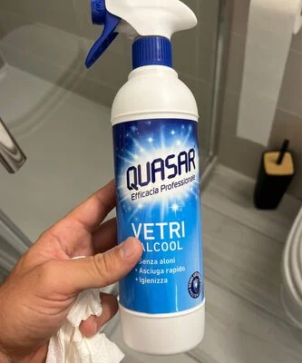 Quasar vetri con alcool - Real chimica srl