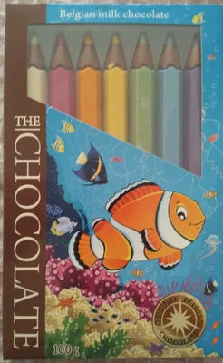 Млечен шоколад с формички, декориран в цветове - The Chocolate