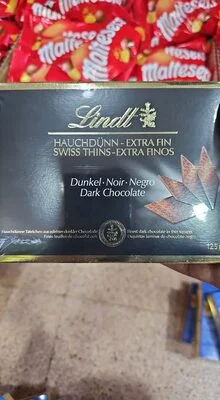 Тънък тъмен шоколад - Lindt & Sprüngli