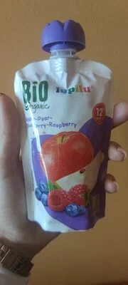 Ябълково-крушово-боровинково-малиново пюре - Lupilu