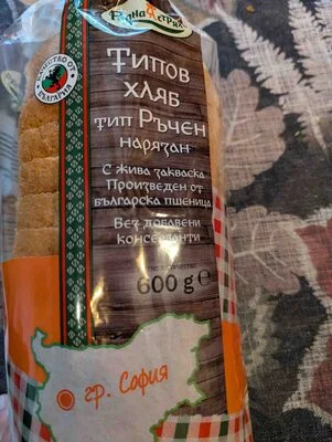 Типов хляб тип ръчен нарязан - Родна стряха