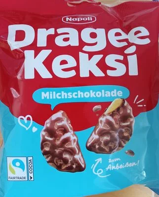 Дражета Keksi с млечен шоколад