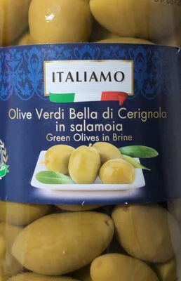 Зелени маслини Bella di Cerignola в саламура - Italiamo