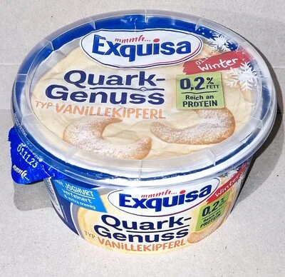 Кварк Quarkgenuss тип Ванилови кифлички - Exquisa
