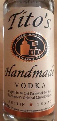 Tito's handmade vodka