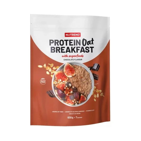 Protein Oat Breakfast, шоколад, 630 g, Nutrend - Nutrend