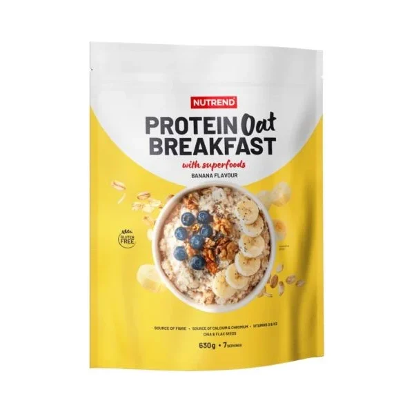 Protein Oat Breakfast, банан, 630 g, Nutrend - Nutrend
