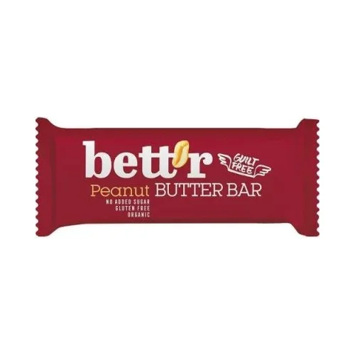 Био бар, фъстъчено масло, 30 g, Bett'r - Bett'r