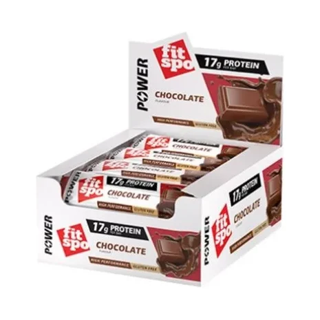 Power Протеинов бар, шоколад, 12 x 55 g, FitSpo - FitSpo