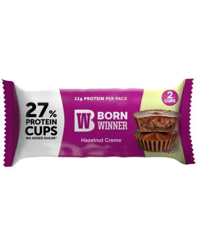 Protein Cups, лешников крем, 42 g, Born Winner