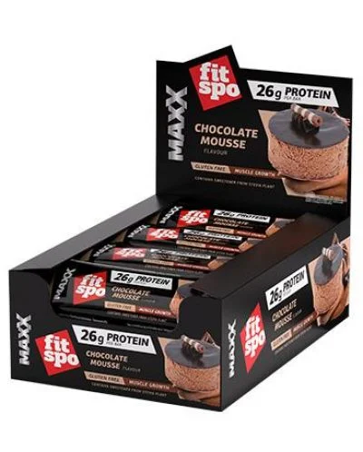 Maxx Протеинов бар, шоколадов мус, 12 x 75 g, FitSpo