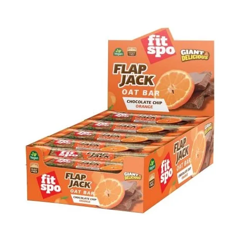 Flapjack, шоколад с портокал, 12 x 90 g, FitSpo - FitSpo