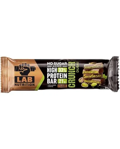 Протеинов бар High Protein, Crunch Dubai, 65 г / High Protein Bar, Crunch Dubai, 65 g