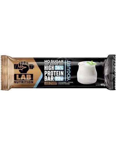 Протеинов бар, Йогурт, 60 г, Lab Nutrition / High Protein Bar, Yogurt, 60 g, Lab Nutrition