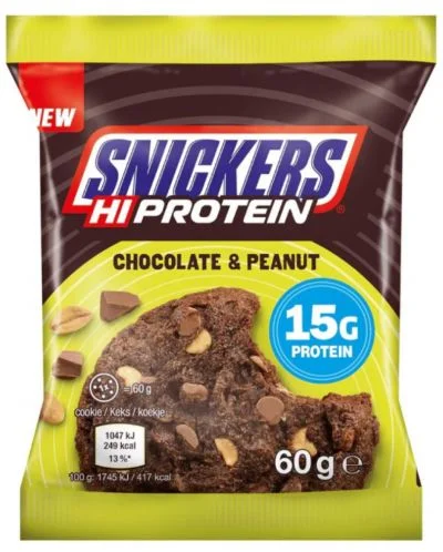 Snickers Hi Protein, шоколад с фъстъци, 60 g, Mars Protein
