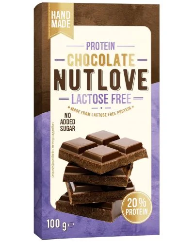 Протеинов шоколад без лактоза, 100 г, AllNutrition / Protein Chocolate Lactose Free, 100 g, AllNutrition