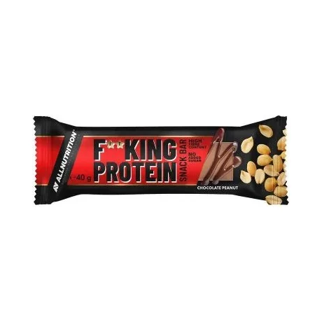 Fitking Protein Snack Bar, шоколад и фъстъци, 40 g, AllNutrition - Allnutrition