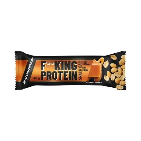 Fitking Protein Snack Bar, карамел и фъстъци, 40 g, AllNutrition - Allnutrition