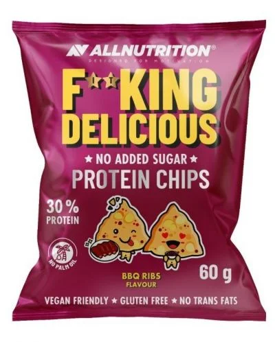 Fitking Delicious Protein Chips, ребърца, 60 g, AllNutrition