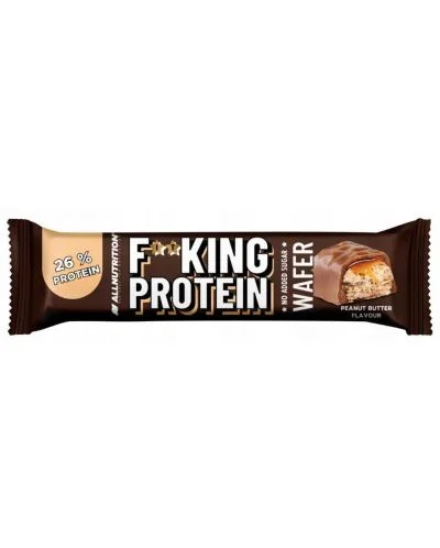 Fitking Protein Wafer, фъстъчено масло, 39 g, AllNutrition