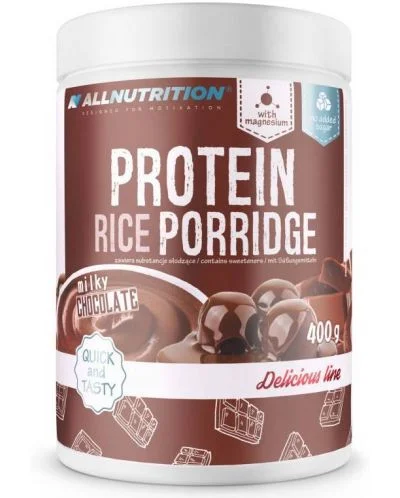 Protein Rice Poridge, млечен шоколад, 400 g, AllNutrition