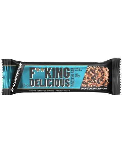Fitking Delicious Protein Bar, шоколад и карамел, 55 g, AllNutrition