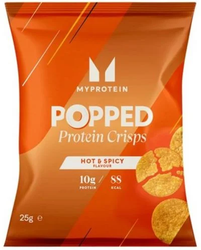 Popped Protein Crisps, чили, 25 g, Myprotein