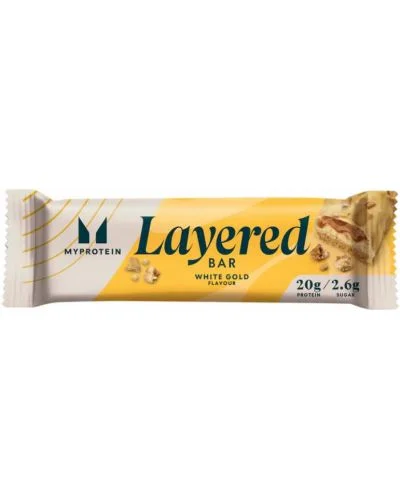 Layered Bar, бяло злато, 60 g, Myprotein