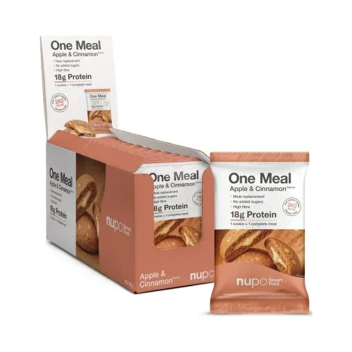 One Meal +Prime Бисквитка, ябълка и канела, 12 х 70 g, Nupo - Nupo