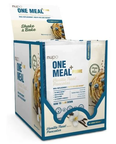 One Meal +Prime Протеинови палачинки, ванилия, 15 х 60 g, Nupo