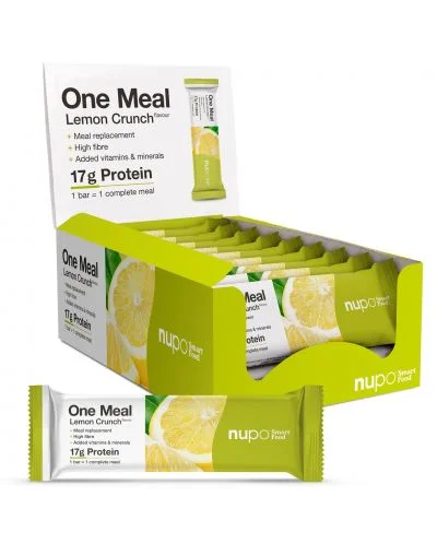 One Meal Протеинов бар, хрупкав лимон, 15 х 60 g, Nupo