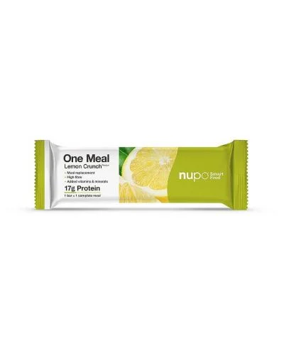One Meal Протеинов бар, хрупкав лимон, 60 g, Nupo