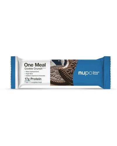 One Meal Протеинов бар, хрупкава бисквитка, 60 g, Nupo