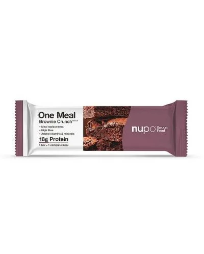 One Meal Протеинов бар, хрупкаво брауни, 60 g, Nupo