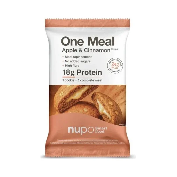 One Meal +Prime Бисквитка, ябълка и канела, 70 g, Nupo - Nupo