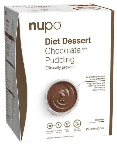 Diet Dessert Шоколадов пудинг, 12 x 32 g, Nupo
