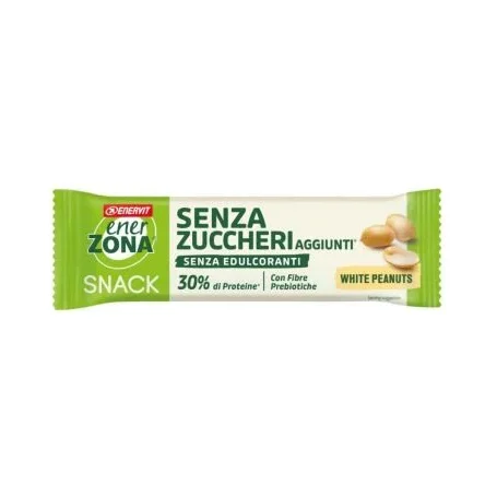 Snack Balance Протеинов бар, фъстъци с бял шоколад, 33 g, Enervit EnerZona - Enervit EnerZona